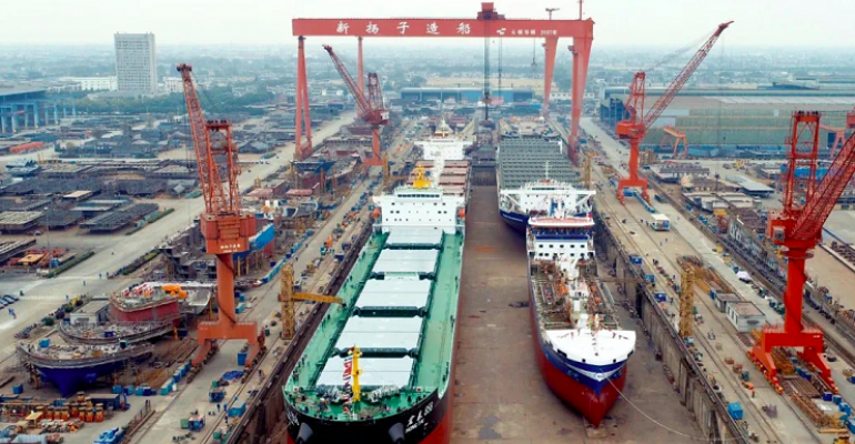 11月底中國船廠新船訂單增長183%
