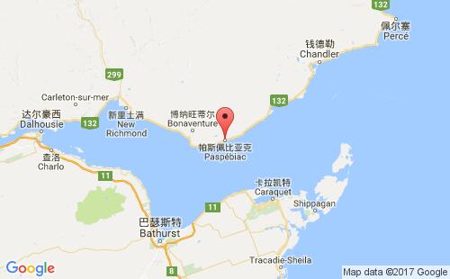 帕斯佩比亞克港口地圖