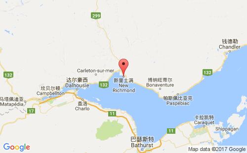 新里士滿(mǎn)港口地圖