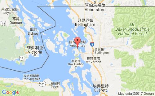 阿納科特斯港口地圖