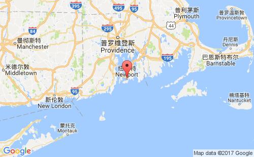 紐波特港口地圖