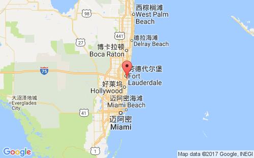 埃弗格雷斯港港口地圖