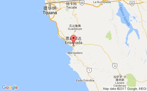 恩塞納達(dá)港口地圖
