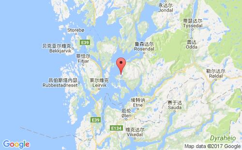 許斯內(nèi)斯港口地圖