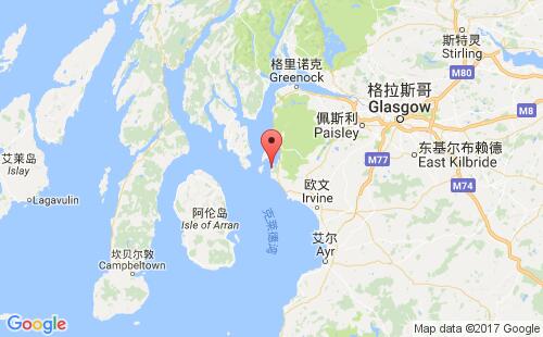 亨特斯頓港口地圖