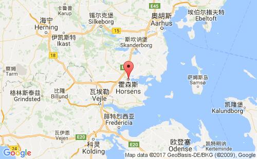 霍森斯港口地圖