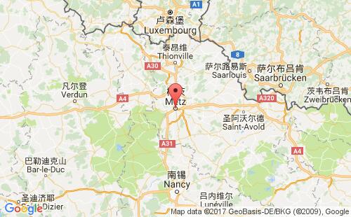 梅茨港口地圖