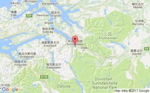 孫達爾瑟拉港口地圖