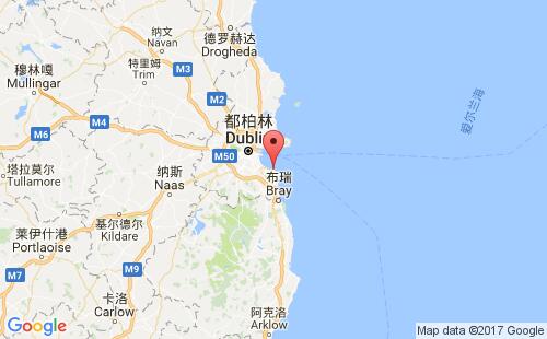 敦勞費爾港口地圖