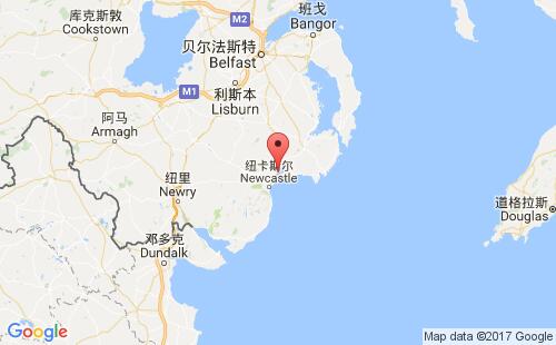 鄧德拉姆港口地圖