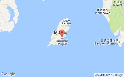 道格拉斯港口地圖