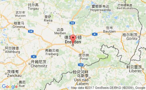 德累斯頓港口地圖