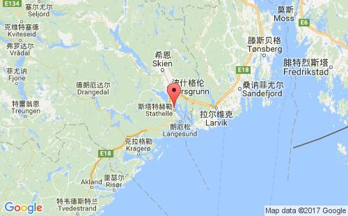 布雷維克港口地圖