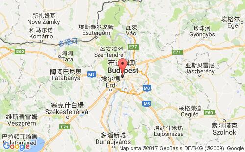 布達佩斯港口地圖