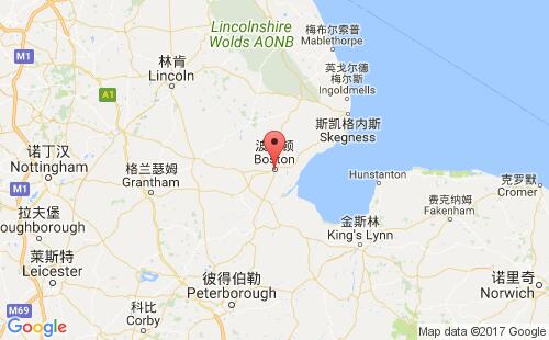 波土頓港口地圖