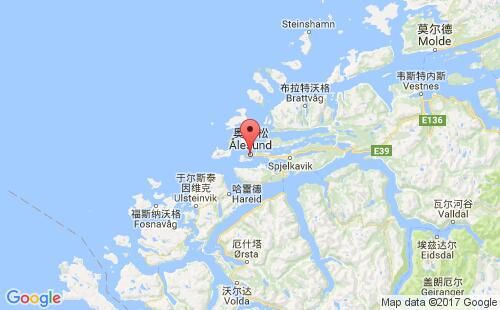 奧勒松港口地圖