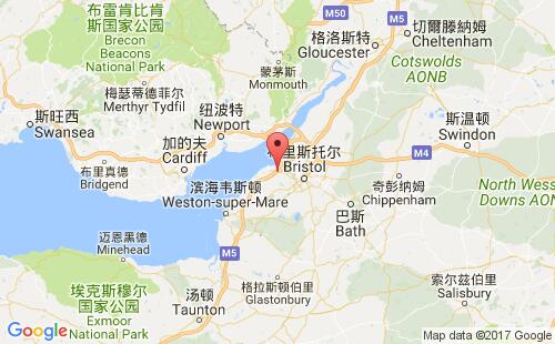 波爾特布里港口地圖