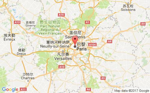 巴黎港口地圖