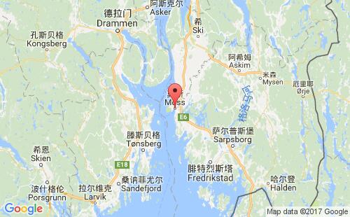 莫斯港口地圖