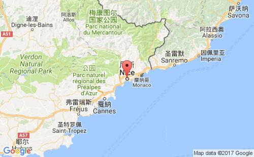 尼斯港口地圖