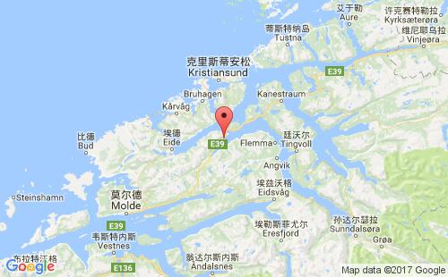 吉姆內(nèi)斯港口地圖