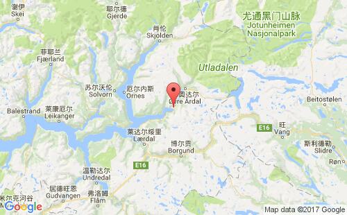 阿爾達(dá)爾斯坦根港口地圖