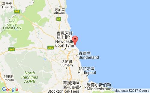 南西爾茲港口地圖