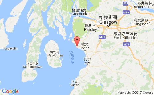 阿德羅森港口地圖