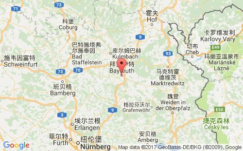 拜羅伊特港口地圖