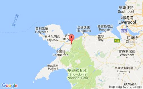 班戈港口地圖