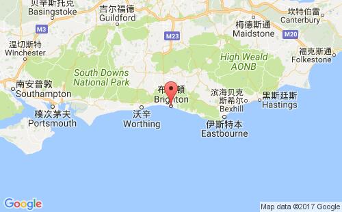 布賴頓港口地圖