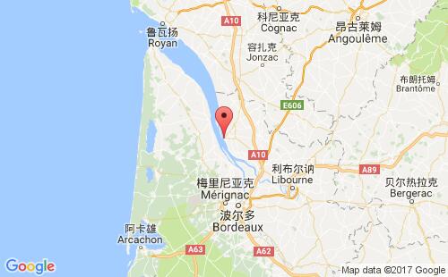 布萊港口地圖