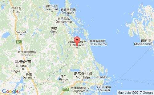 哈爾斯塔維克港口地圖