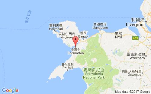 卡那封港口地圖