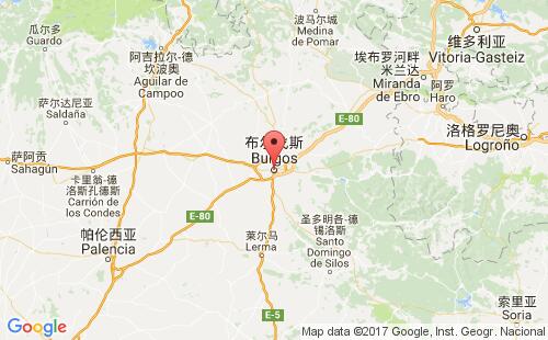 布爾戈斯港口地圖