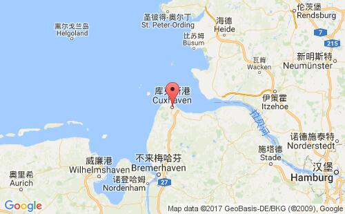 庫克斯港港口地圖