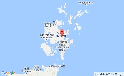 柯克沃爾港口地圖