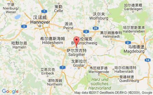 薩爾茨吉特港口地圖