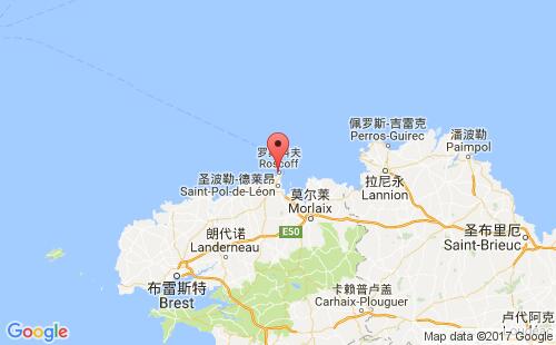 羅斯科夫港口地圖
