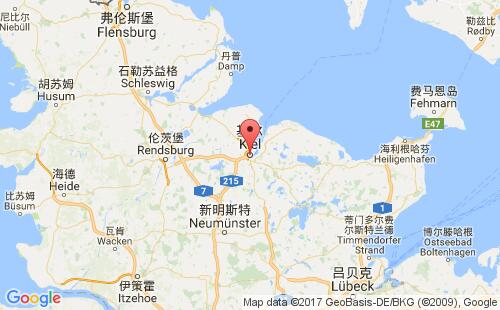 基爾港口地圖