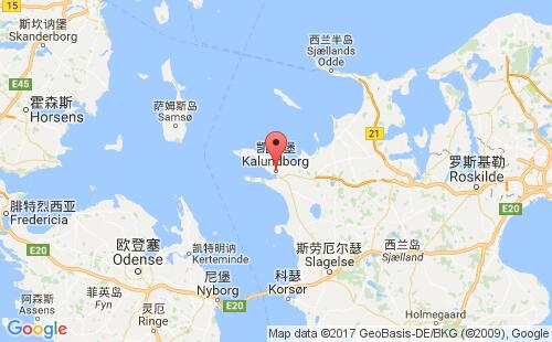 凱隆堡港口地圖