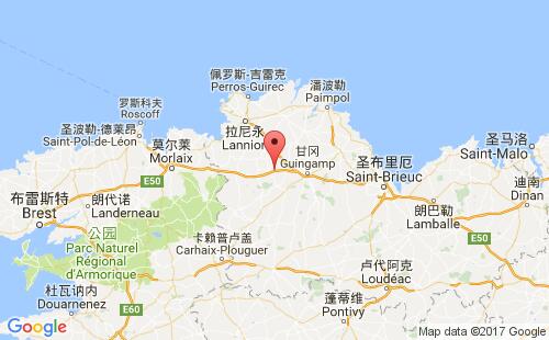勒吉爾多港口地圖
