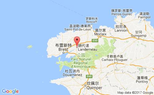 朗代諾港口地圖