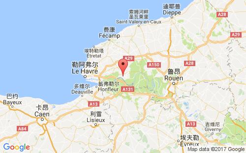 杰羅姆港港口地圖