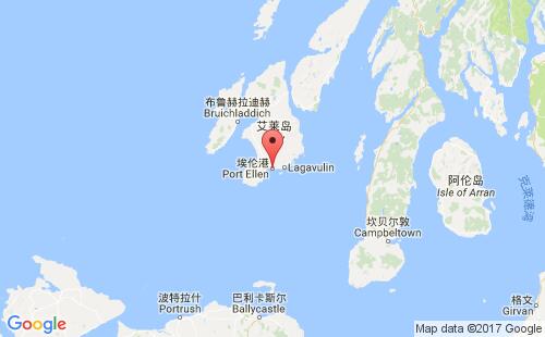 埃倫港港口地圖