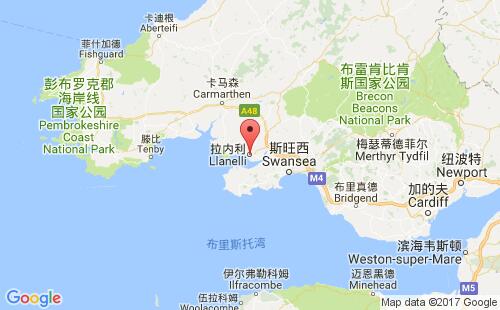 拉內(nèi)利港口地圖
