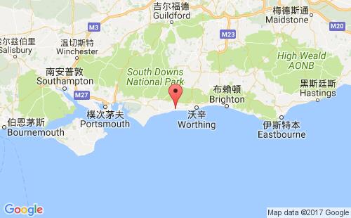 利特爾漢普頓港口地圖