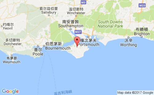 紐波特港口地圖