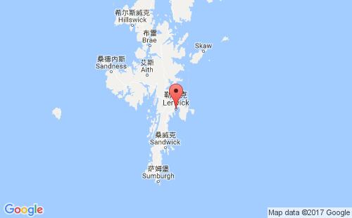 勒威克港口地圖