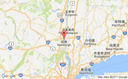 紐堡港口地圖